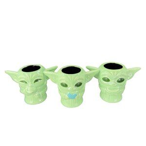 Geeki Tikis The Mandalorian The Child Force Pose Mug Star Wars Baby Yoda Set 3